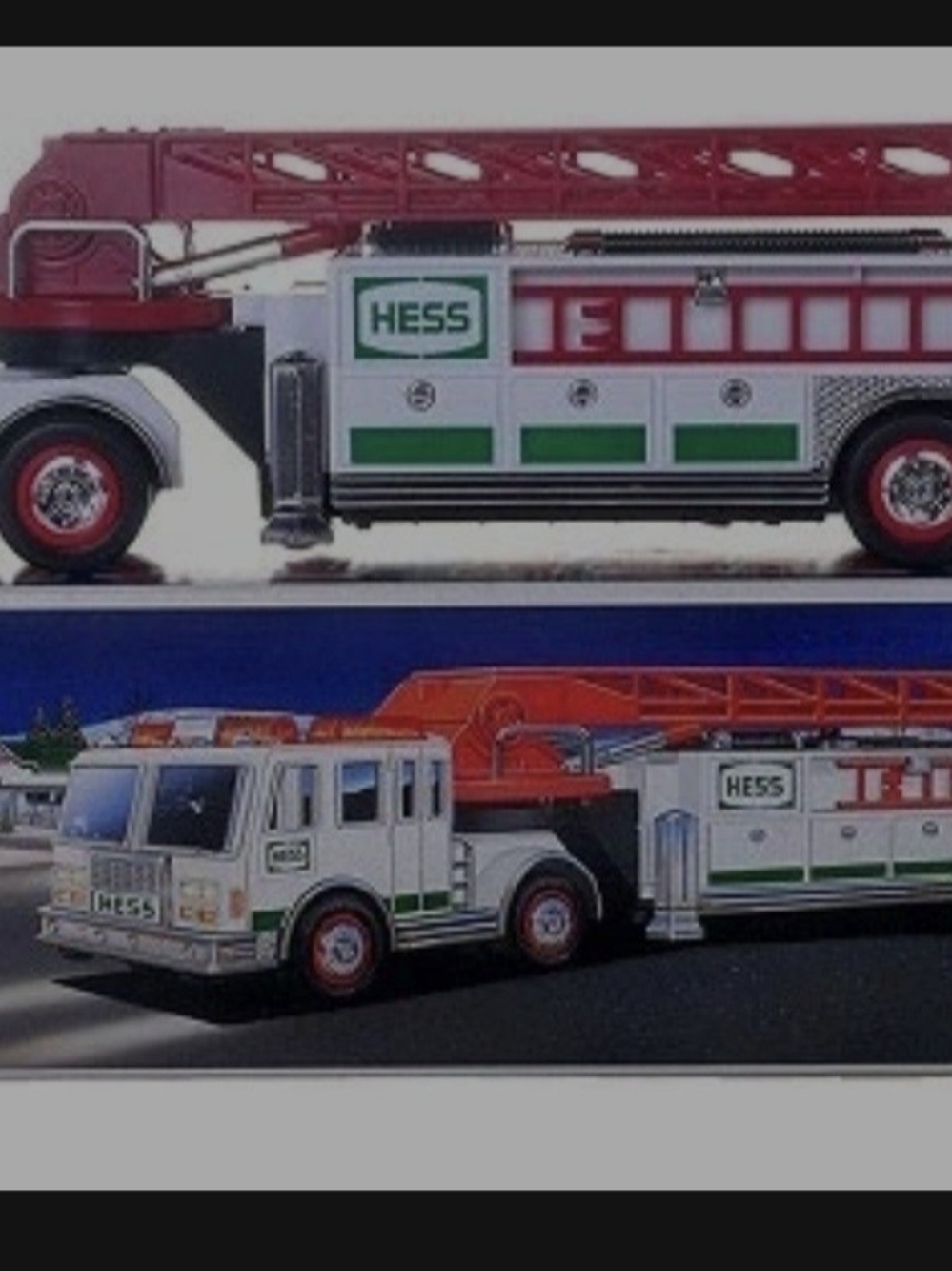 HESS 2000 Fire Truck Toy with Red Ladder COLLECTIBLE